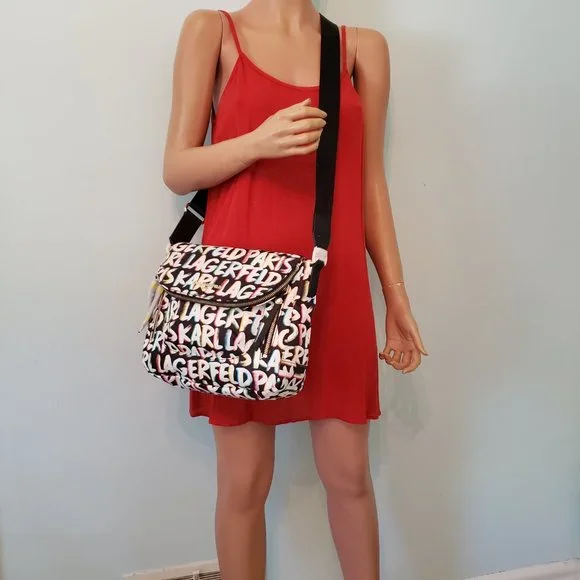 NWT KARL LAGERFELD LOGO Crossbody/ Shoulder Bag. - Picture 16 of 16